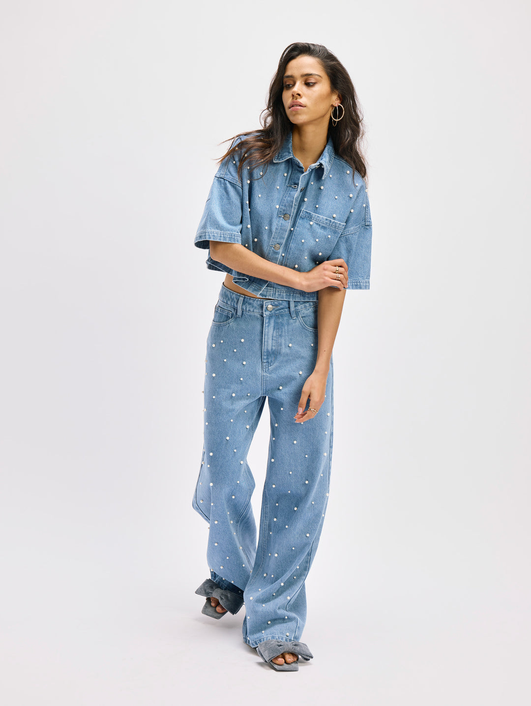 Payton pearl denim pants