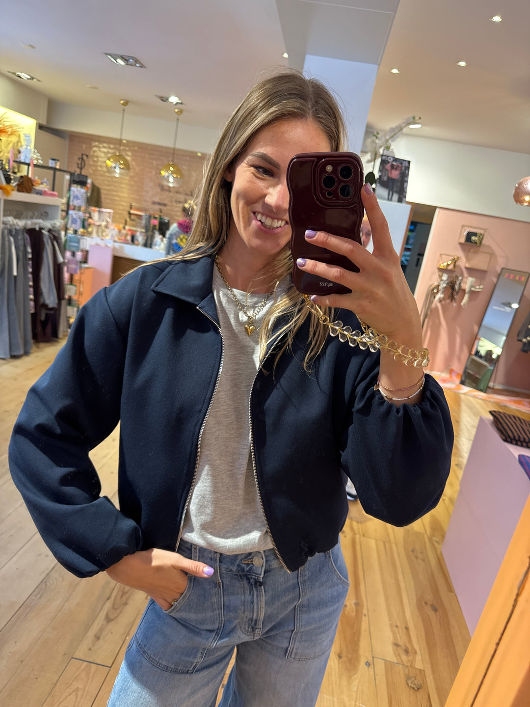 Bomber Kim - Navy