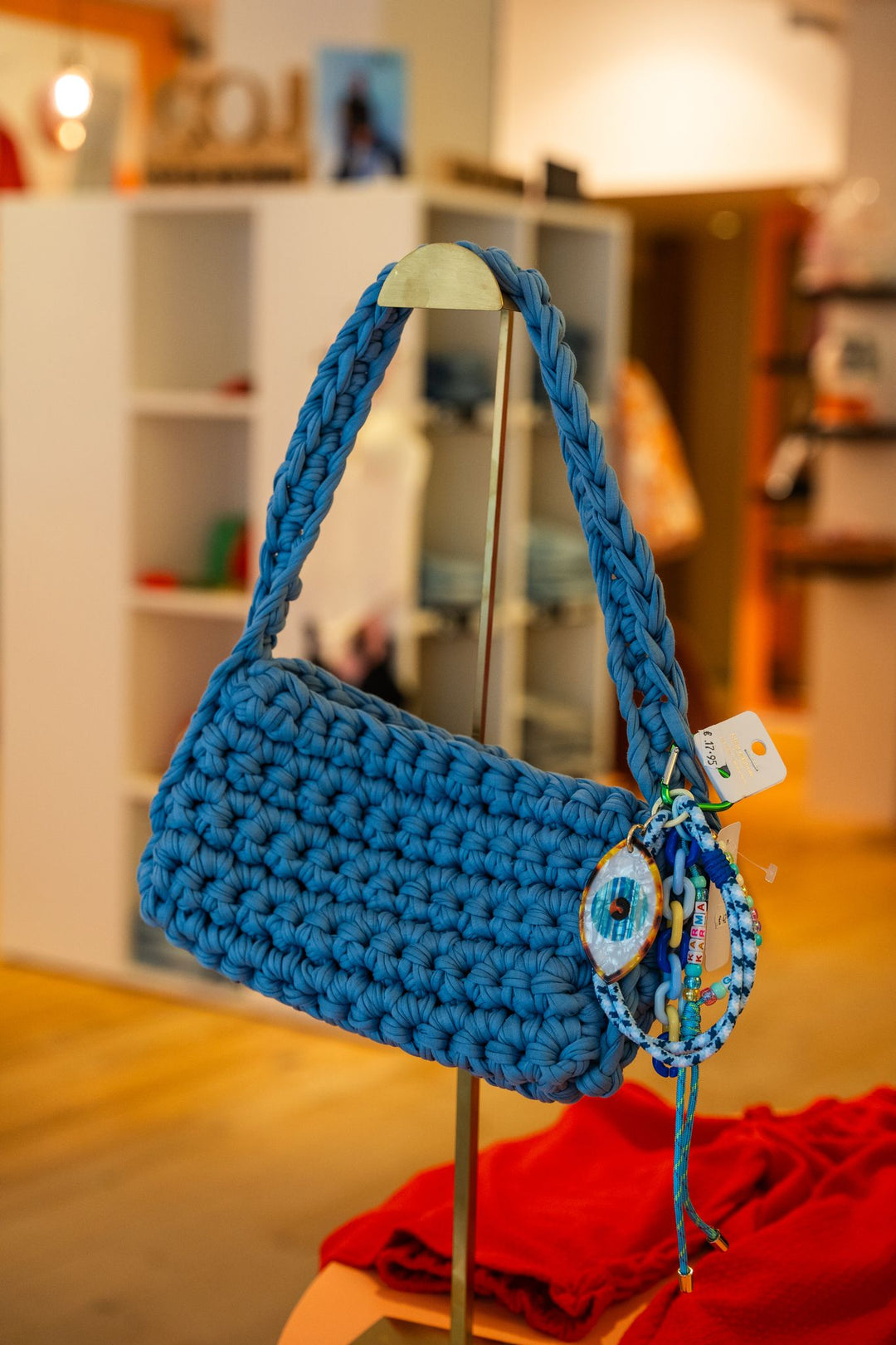 Hooked bag - blue