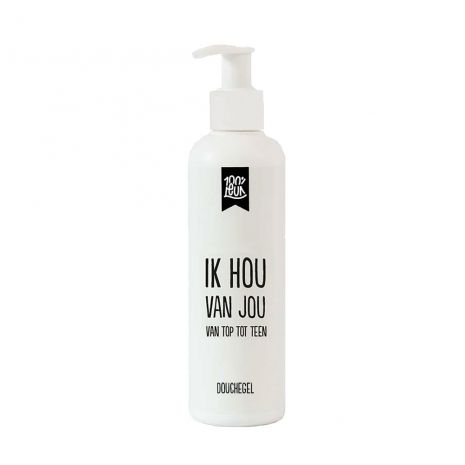 Douchegel "Ik hou van jou"