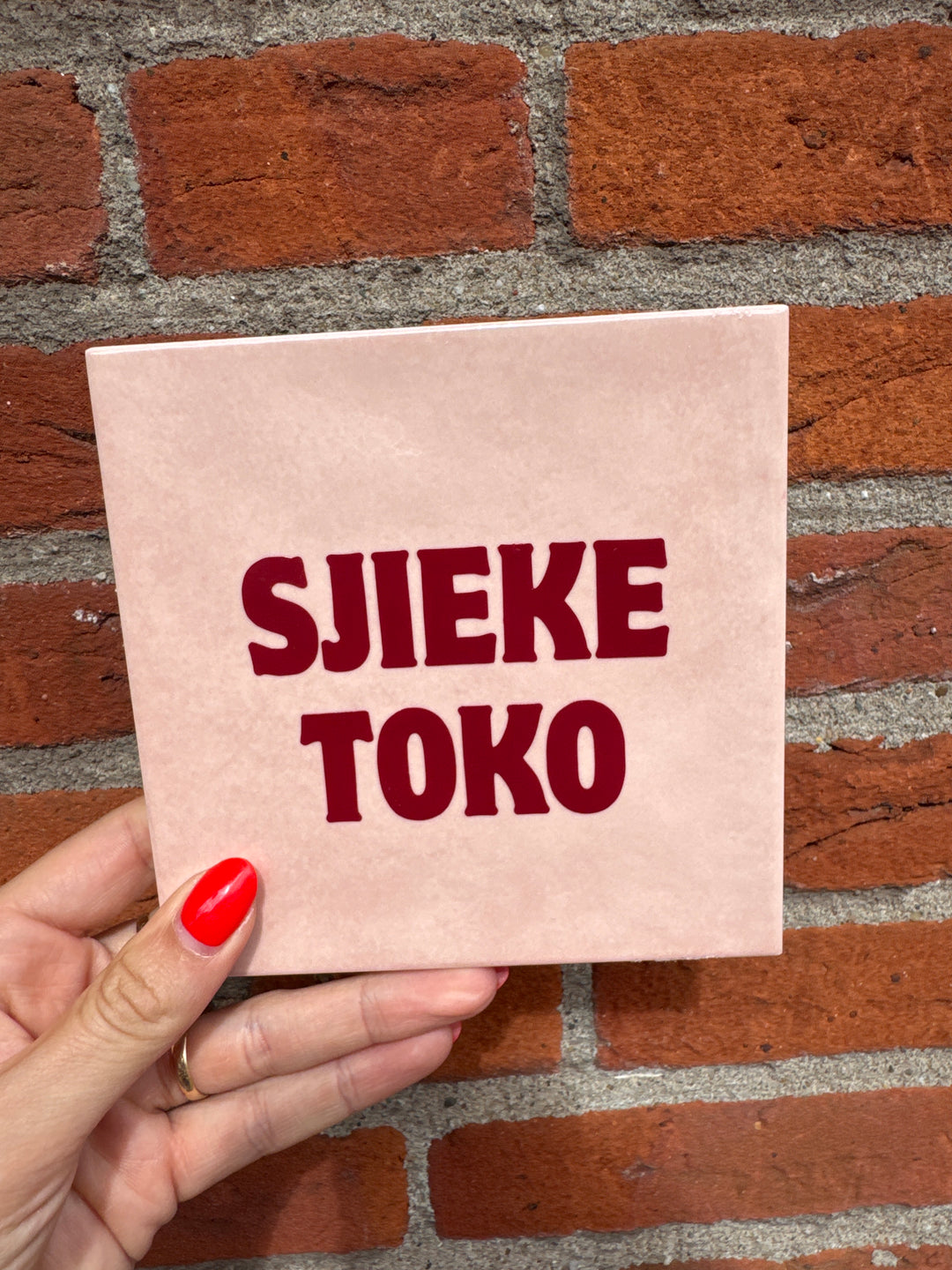 Tegeltje - sjieke toko