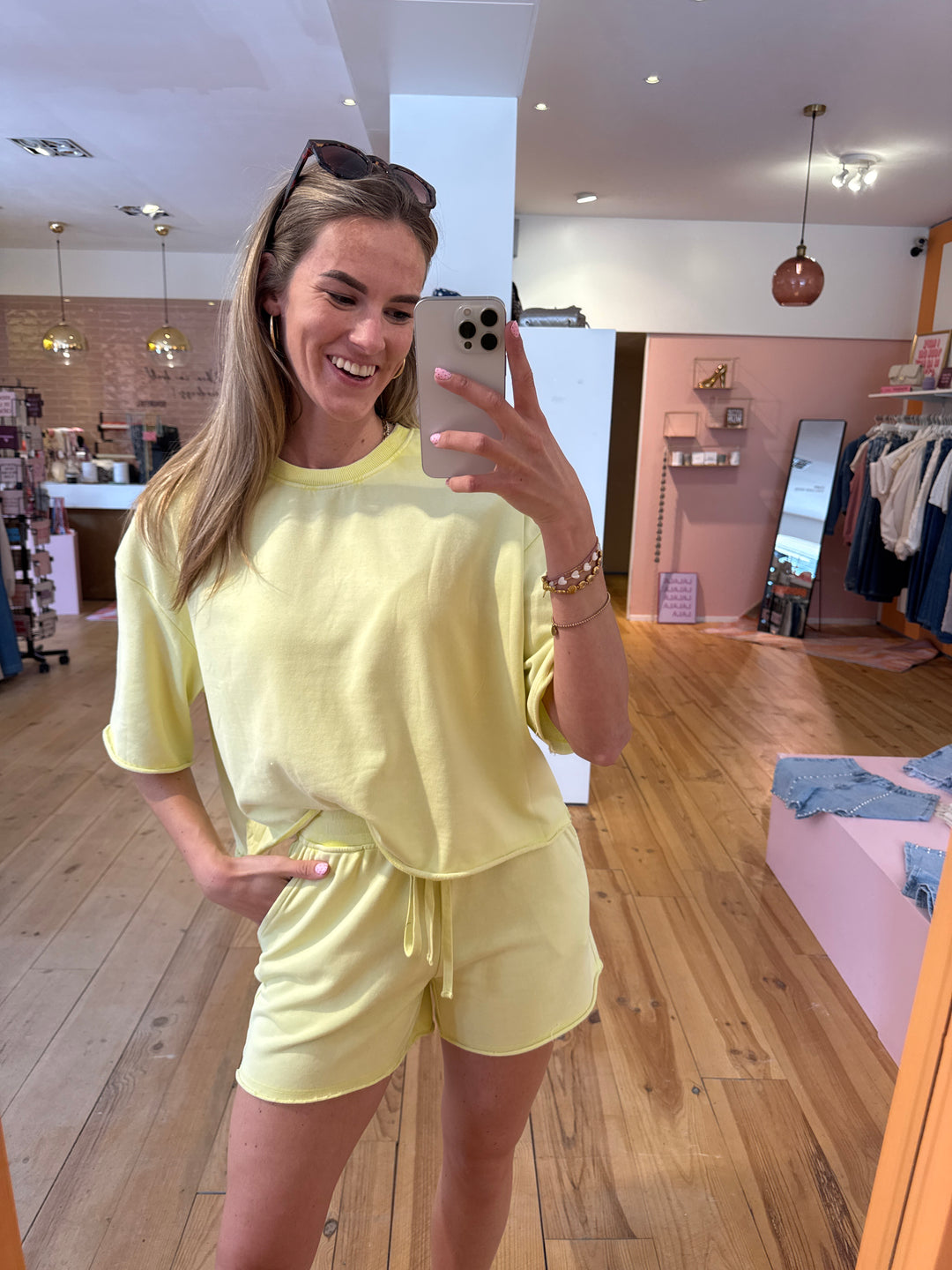 Set Lara - washed yellow