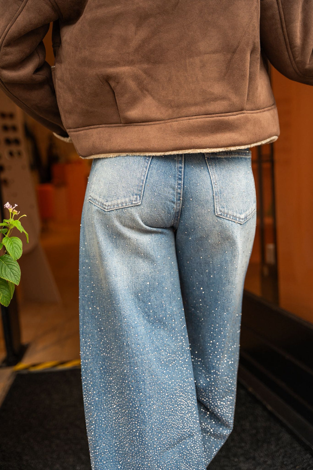 Sparkle jeans - blue