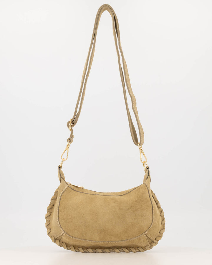 Helin suede bag - sand