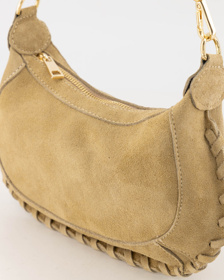 Helin suede bag - sand