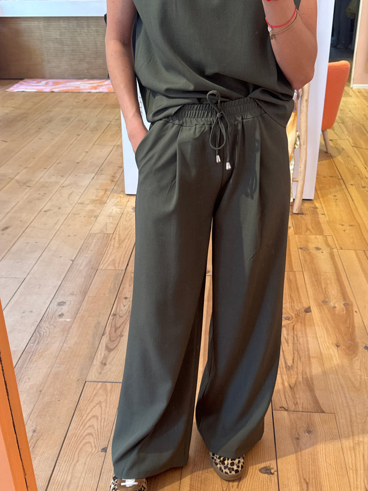 Ayra broek - army