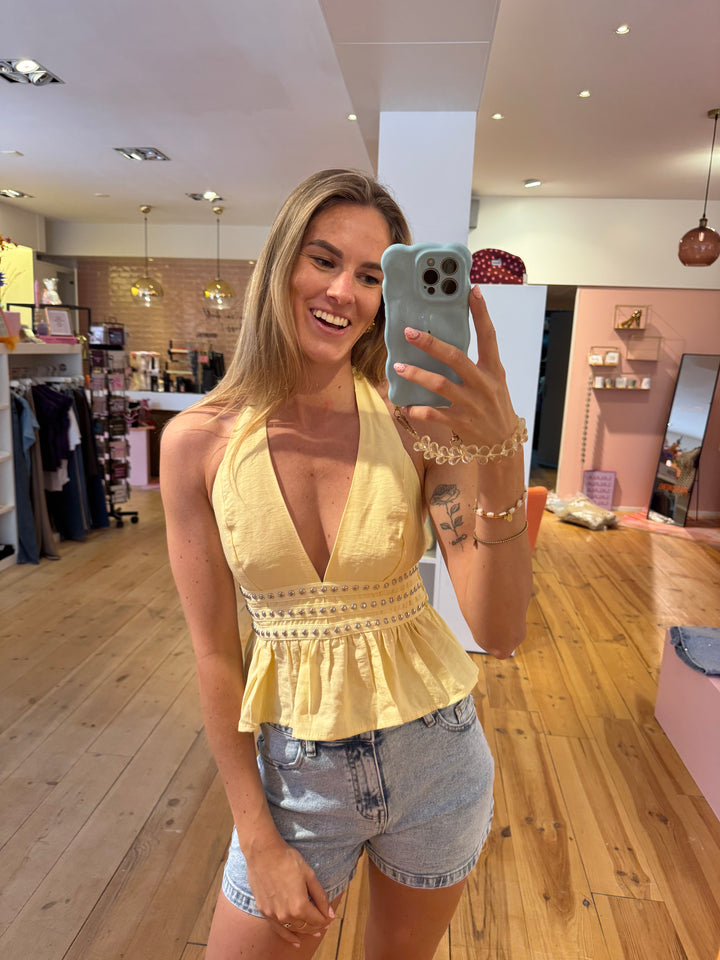 Top romy - yellow