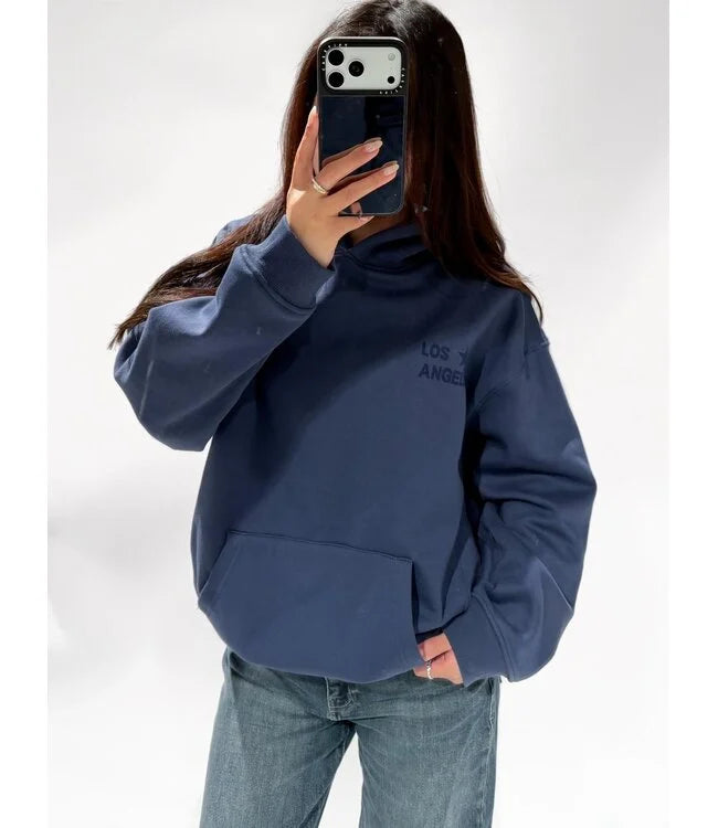 Hoodie LA - navy