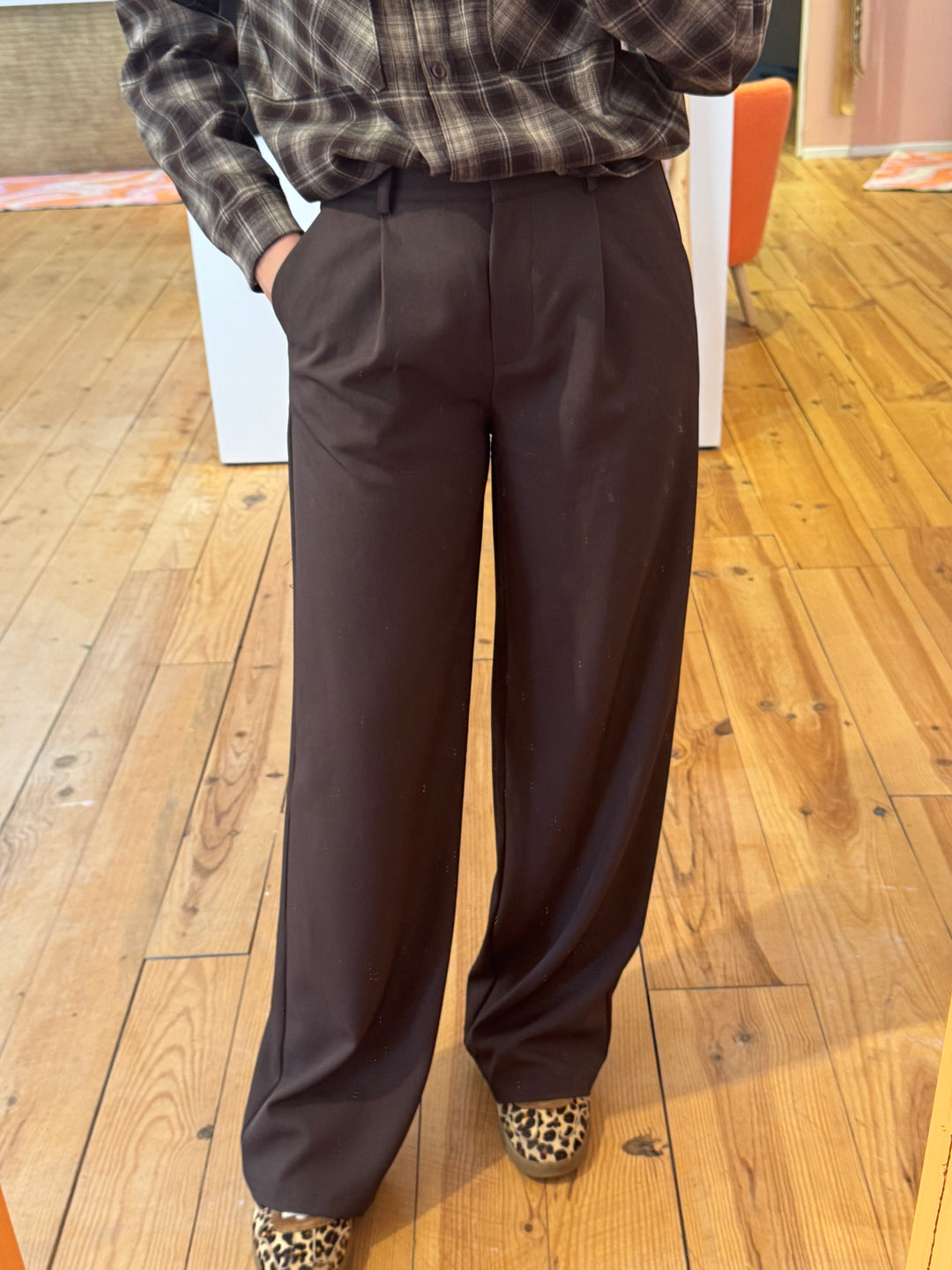 Pantalon bruin