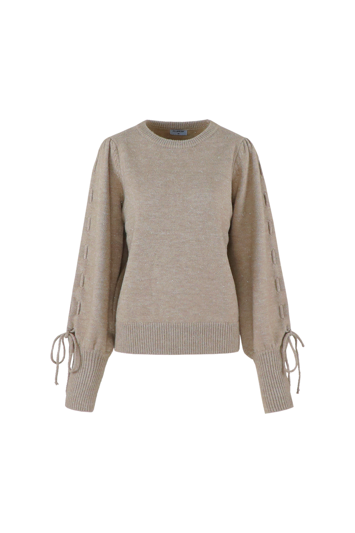 Scottie knit sweater - taupe