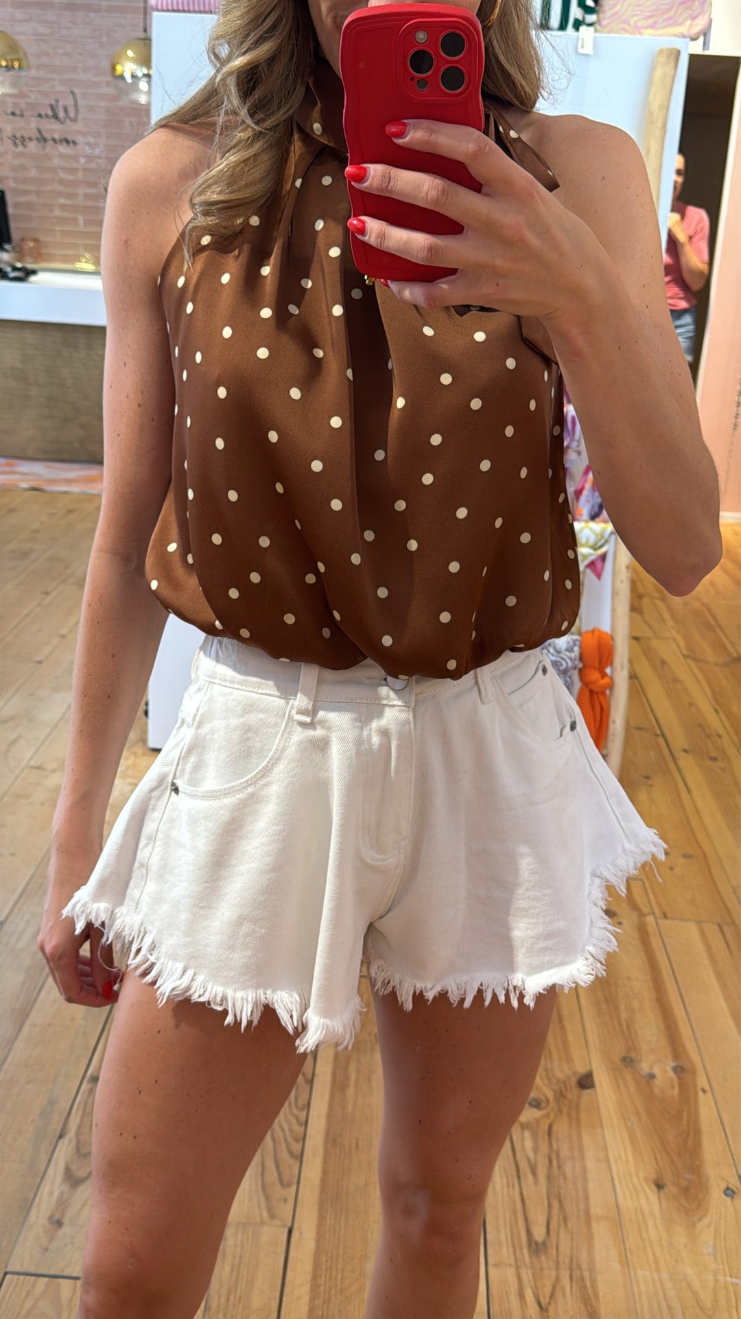 Flowy short - wit