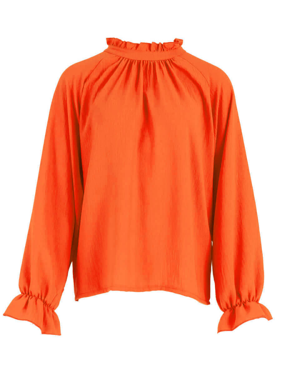Oranje boven blouse