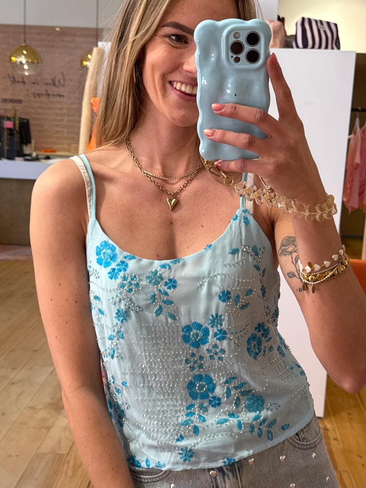 Ibiza top - blue
