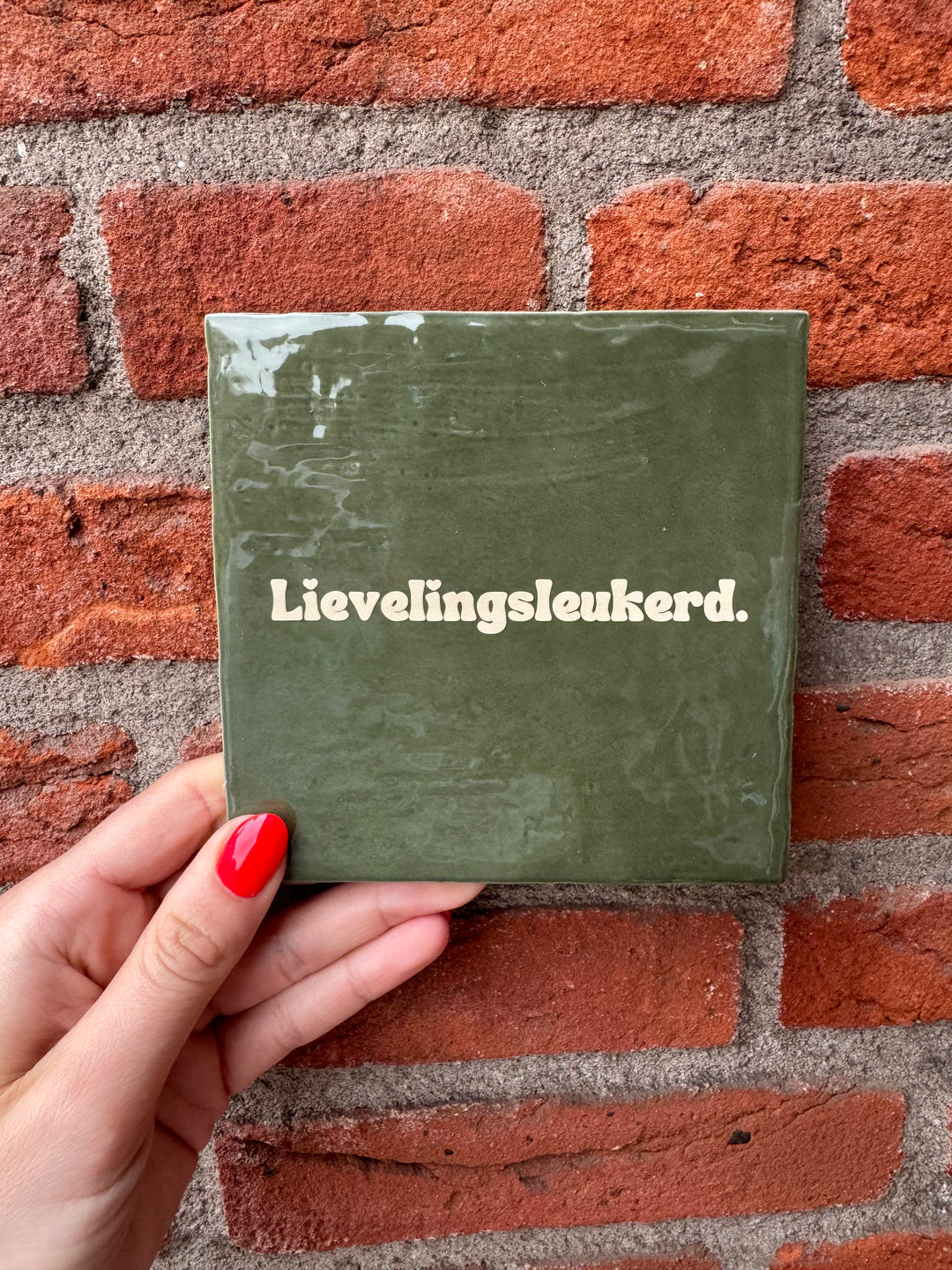 Tegeltje - lievelingsleukerd