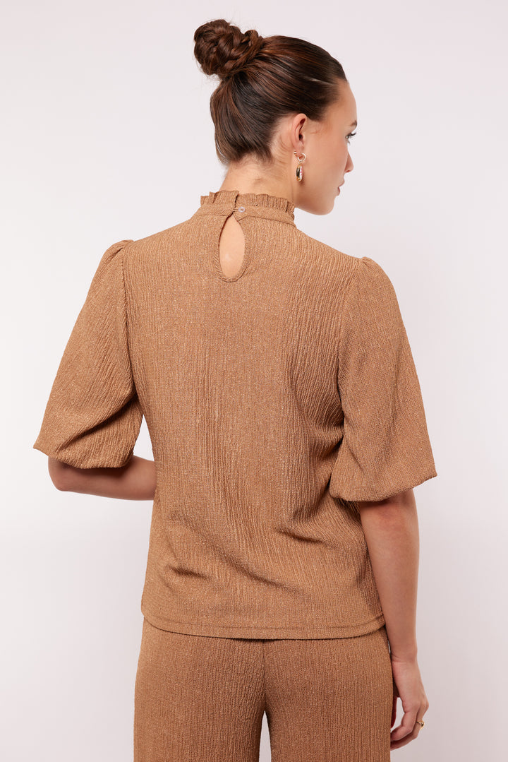 Geneva top - Camel