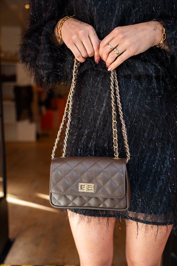 Audrey klein - donkerbruin