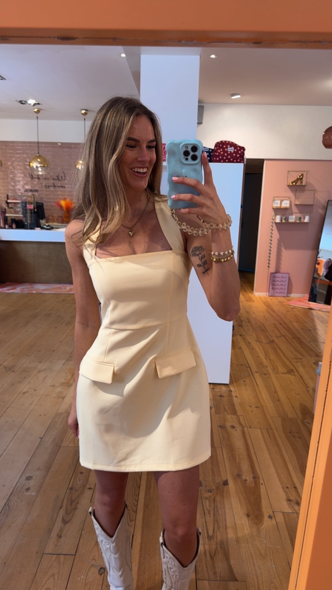 Dress Iza - yellow