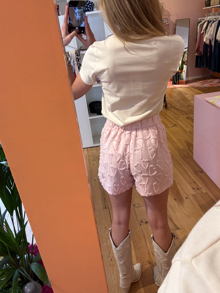 Hearts skort - pink