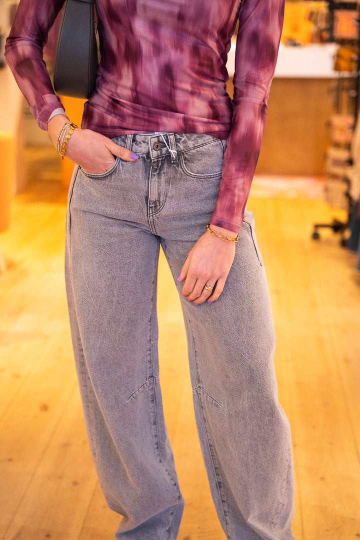 Clara balloon jeans - grey