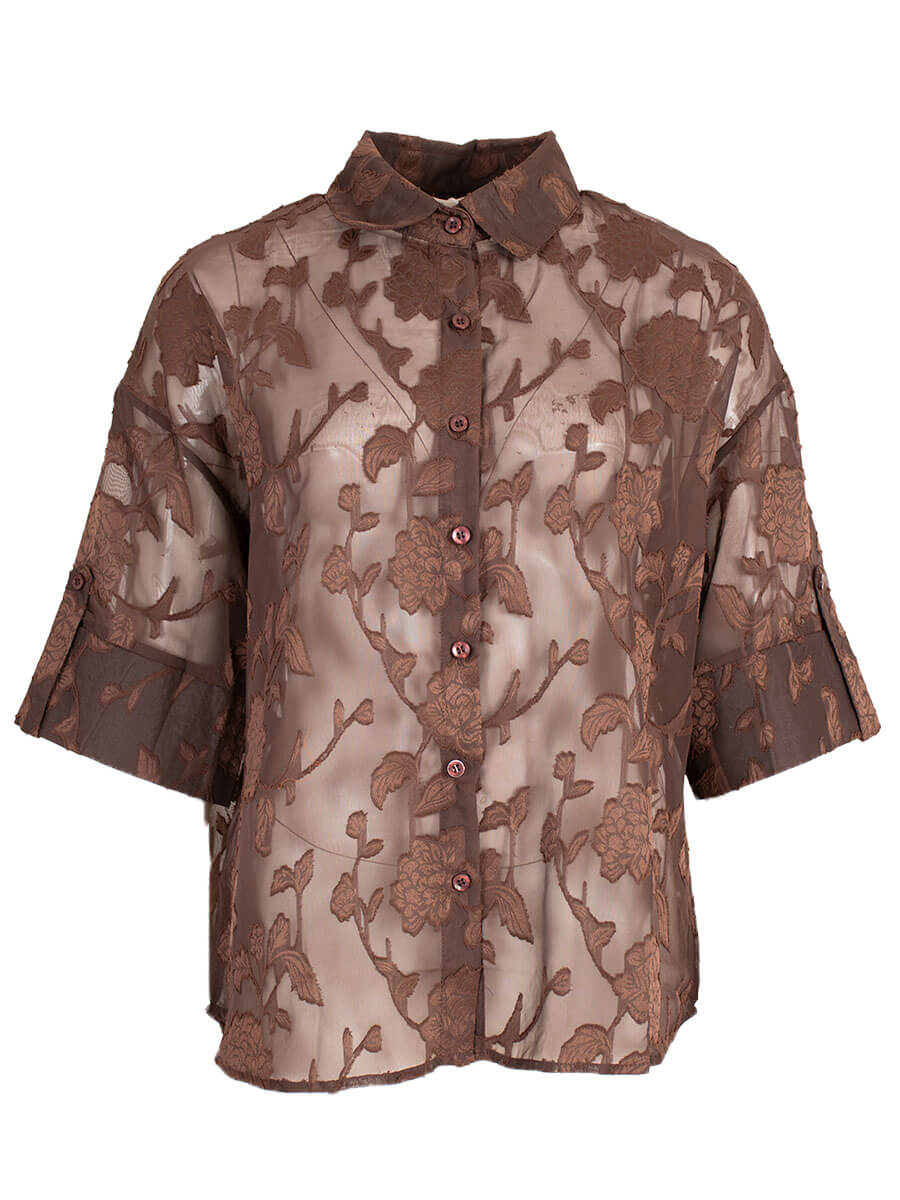 Blouse Nikki - bruin