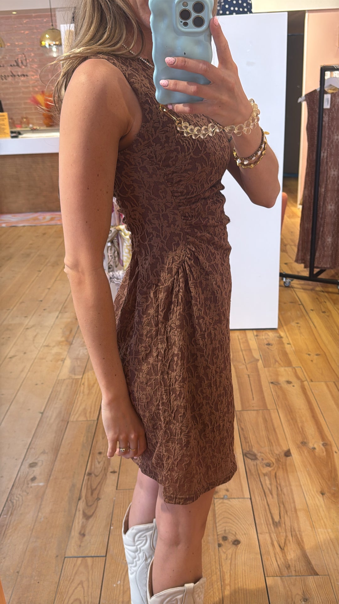Dress Lotte - bruin