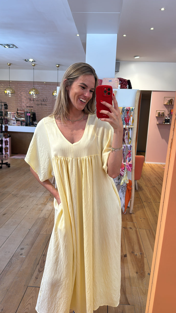 Dress Tara - yellow