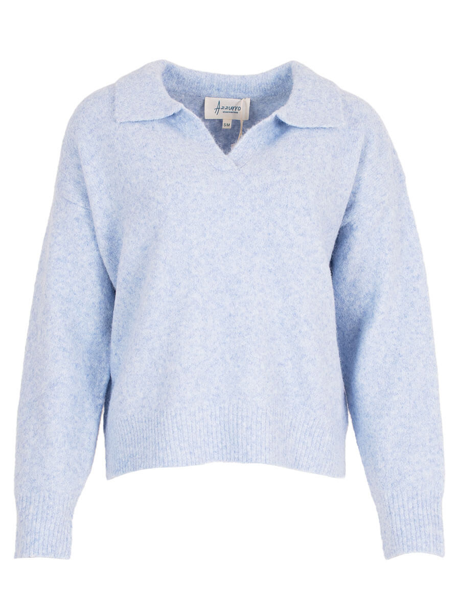 Polo knit - blue