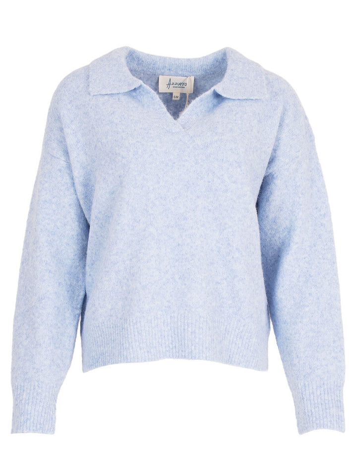 Polo knit - blue