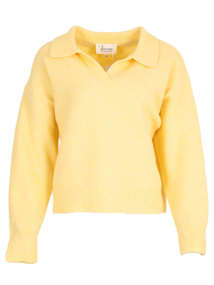 Polo knit - yellow