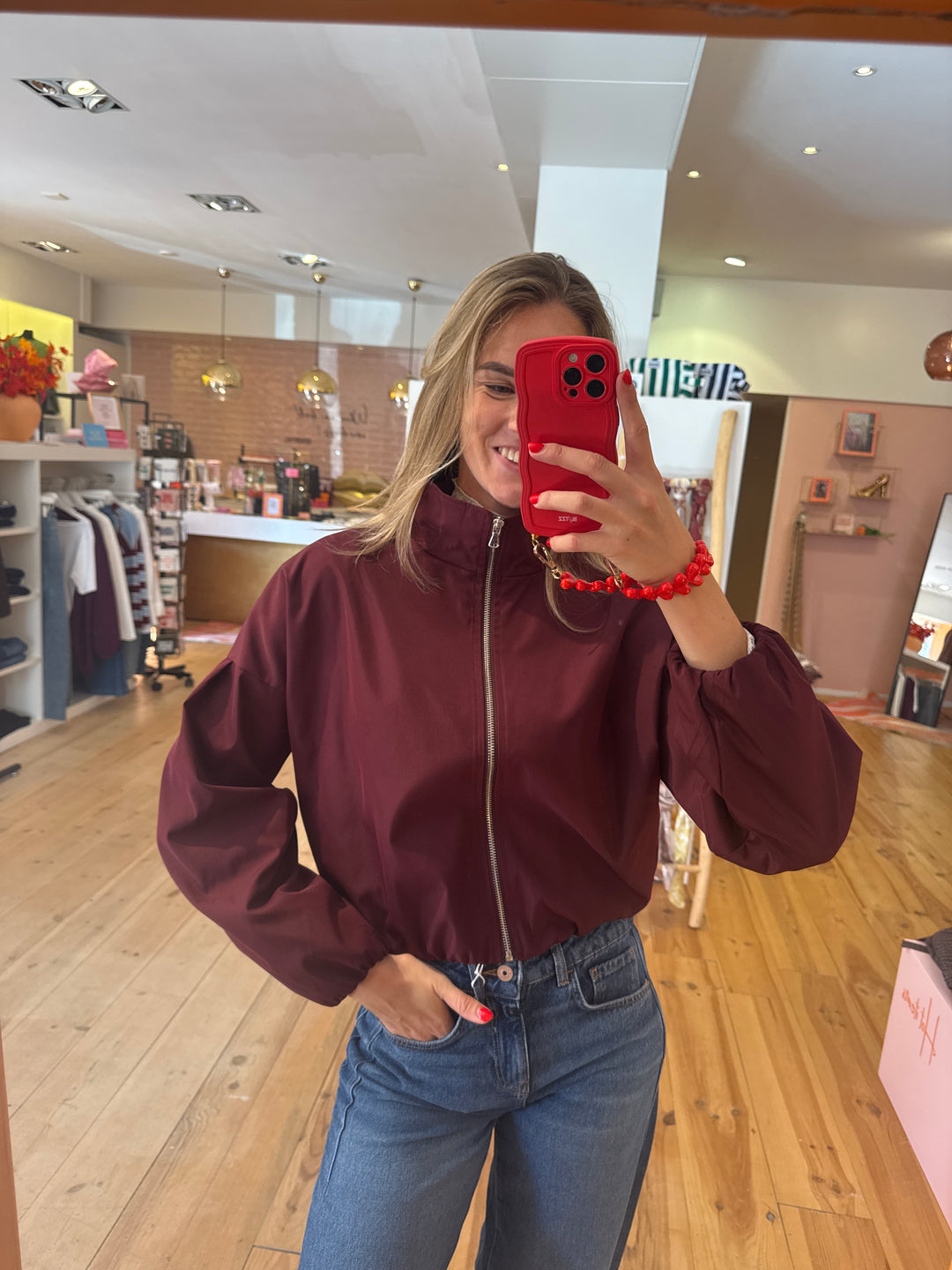 Jacket Lola - bordeaux