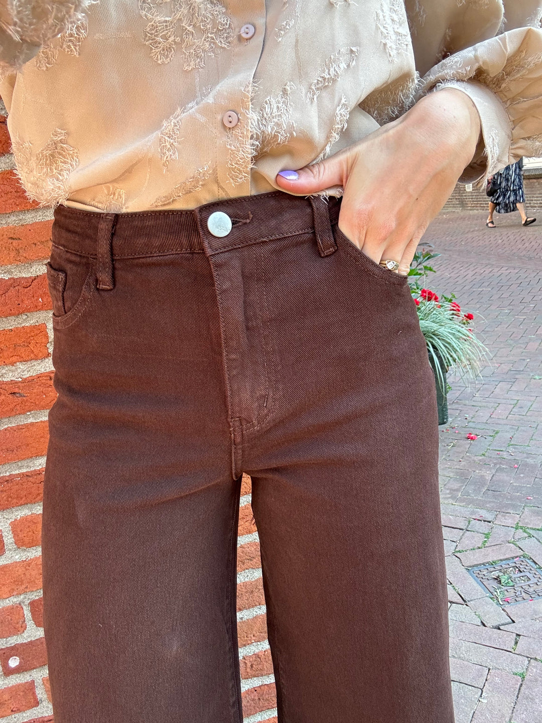Brown jeans