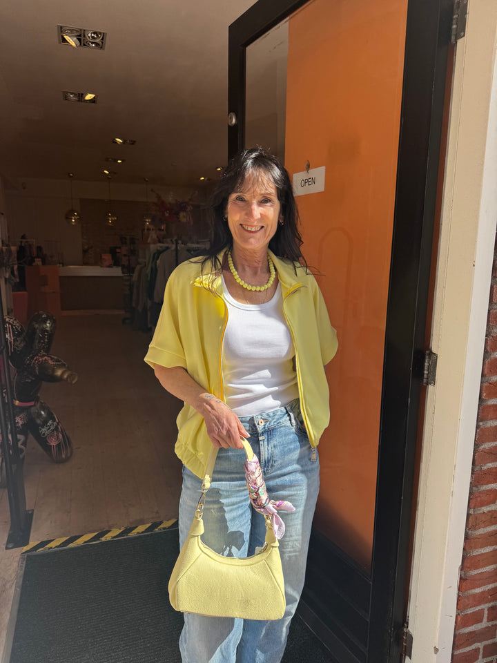 Zipper top - yellow