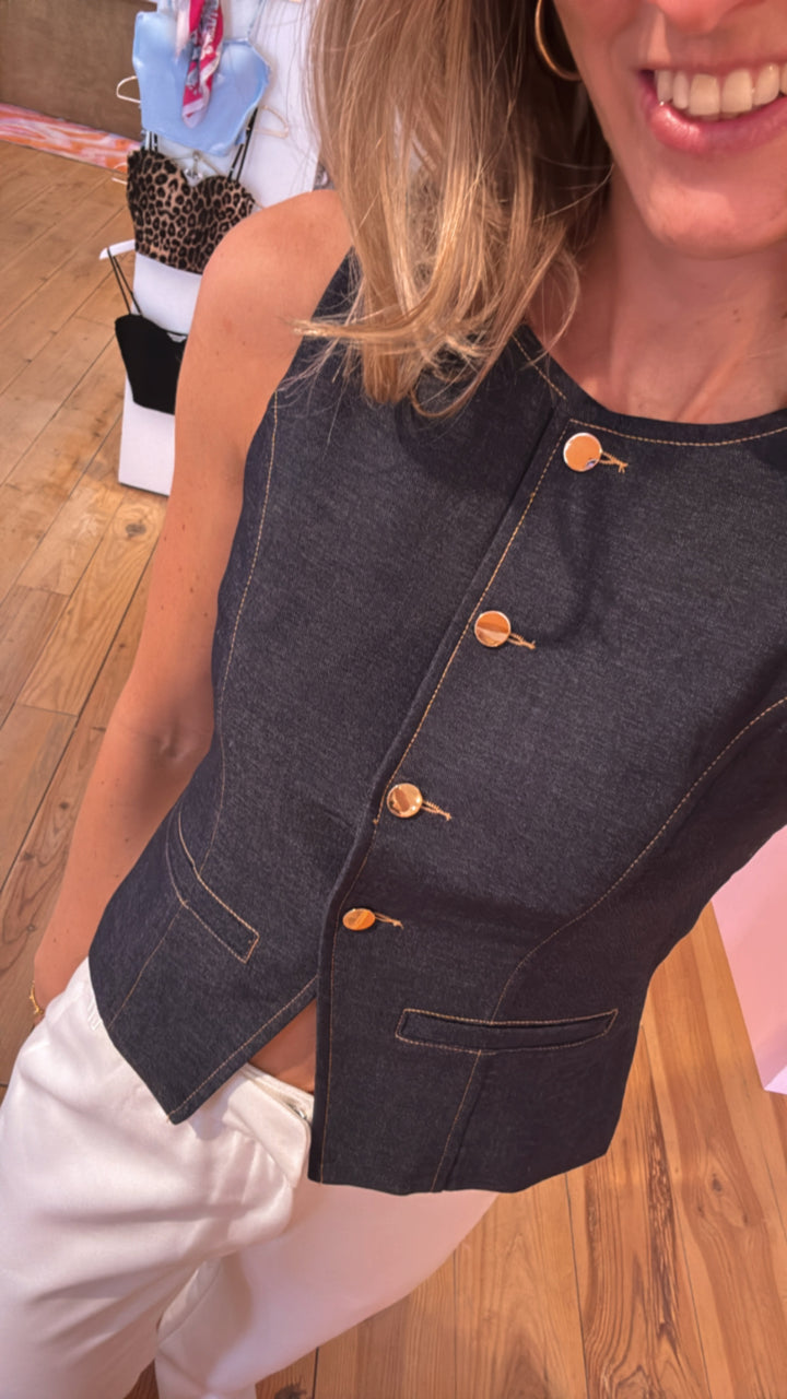 Gilet - denim