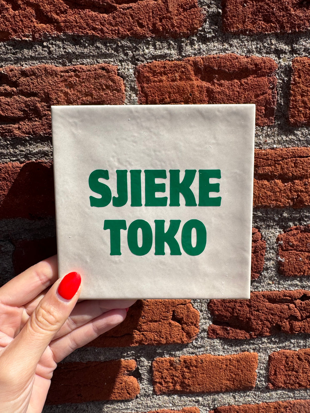 Tegeltje - sjieke toko