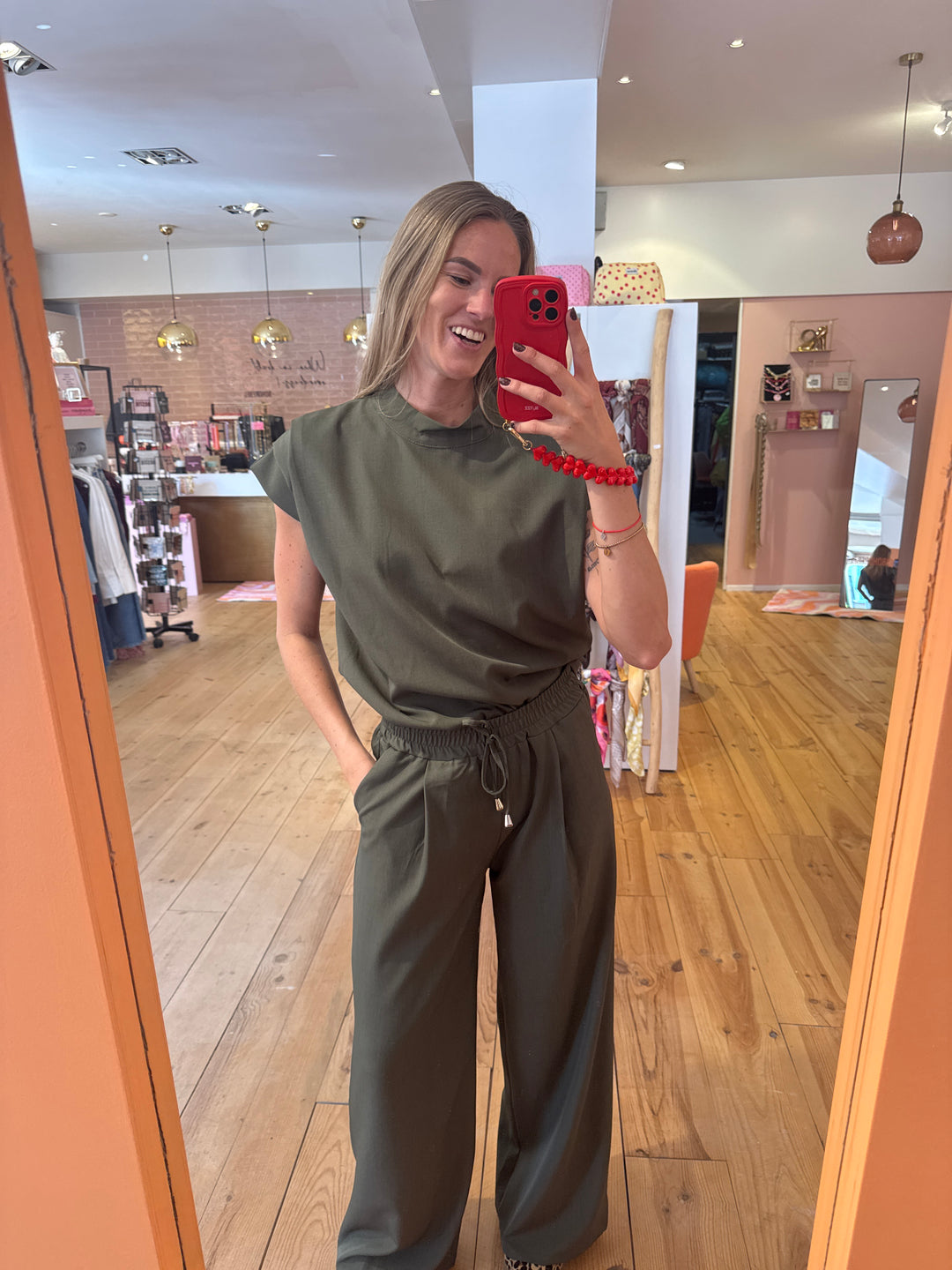 Ayra broek - army