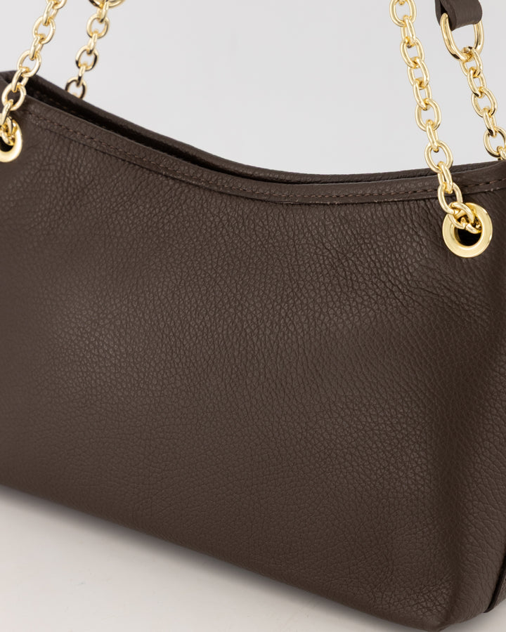 Pisa bag - donkerbruin