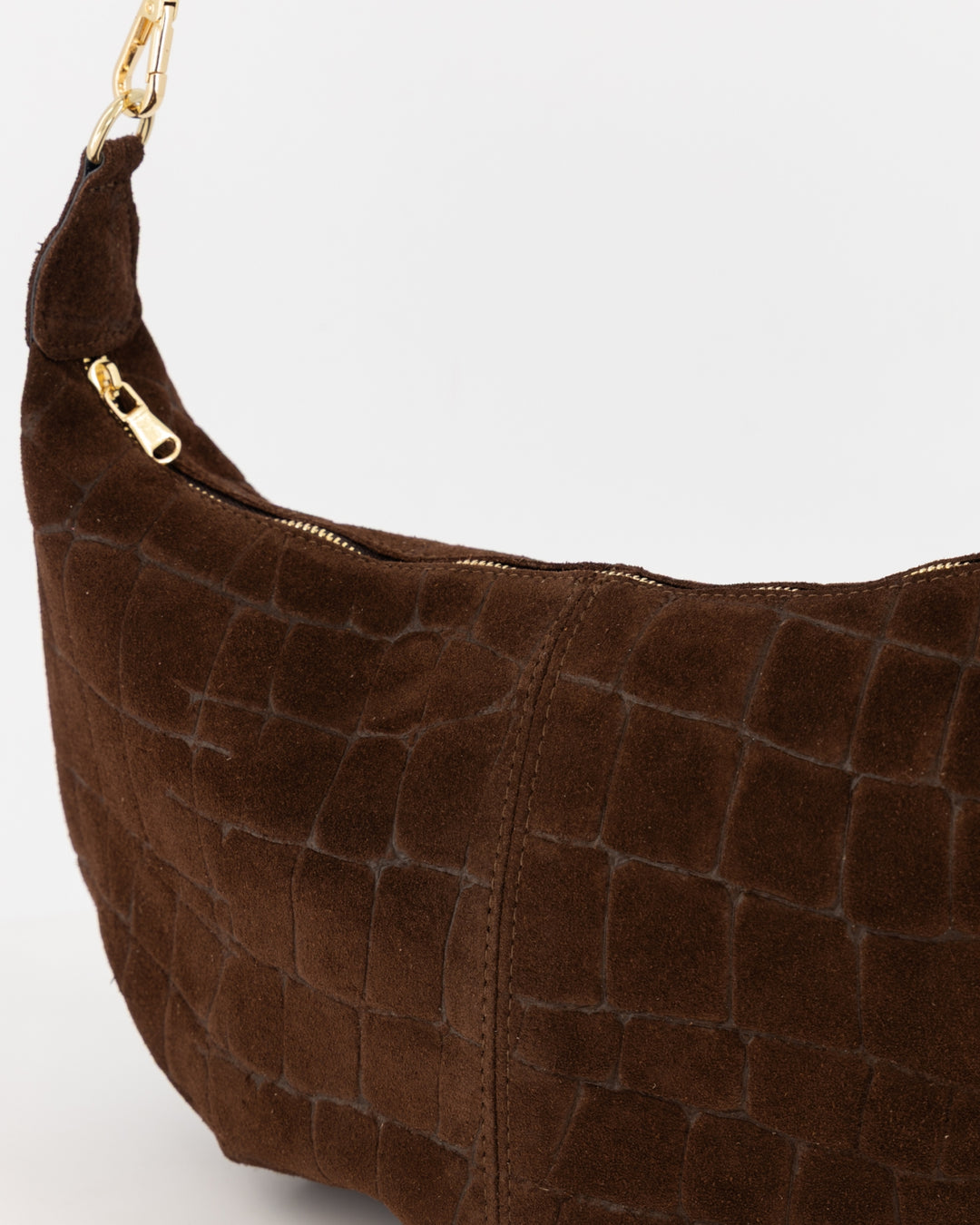 Savina - croco bruin