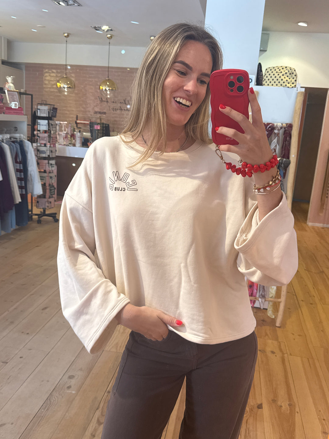 Longsleeve iconic - off white