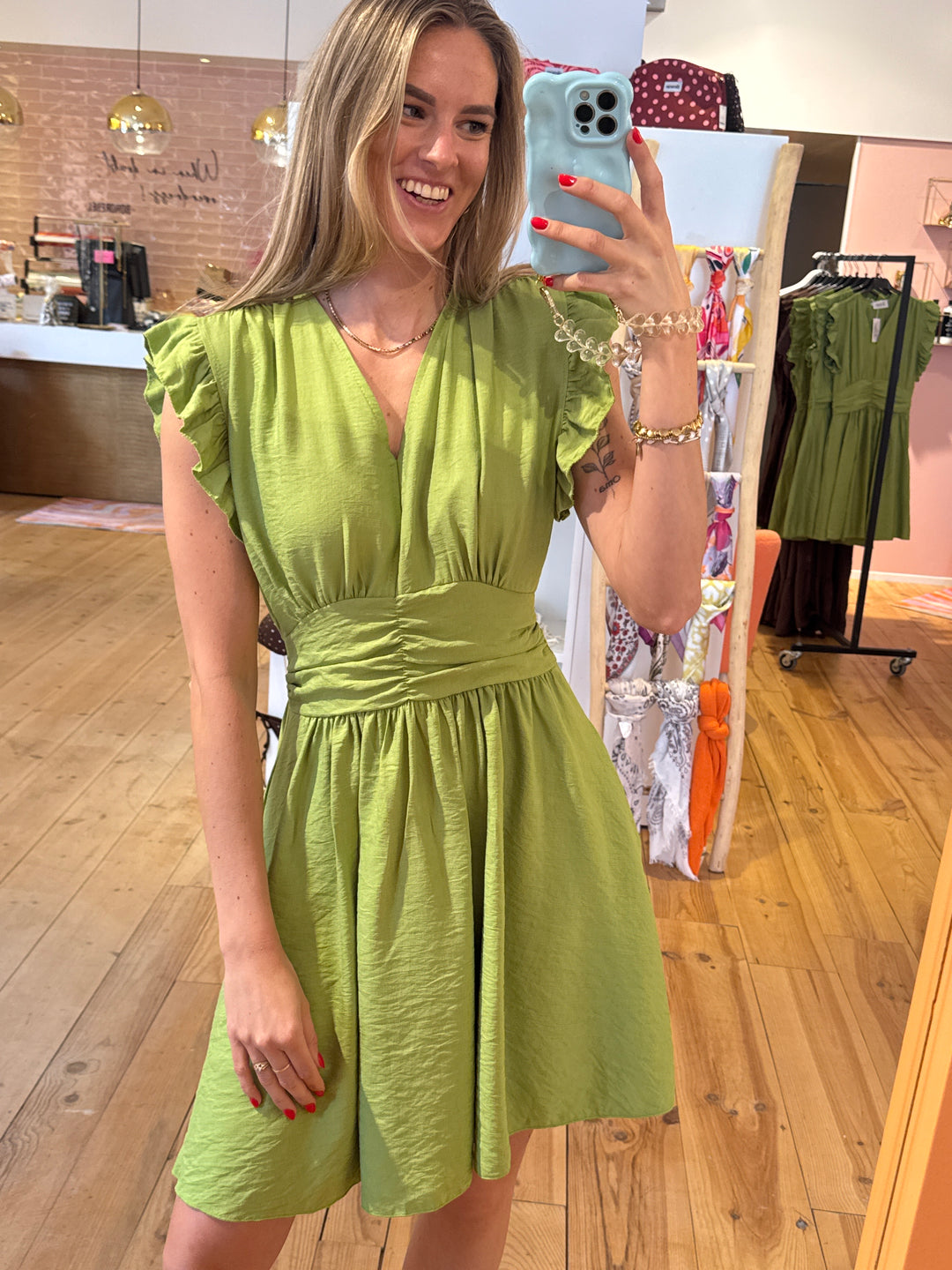 Dress Karlijn- groen