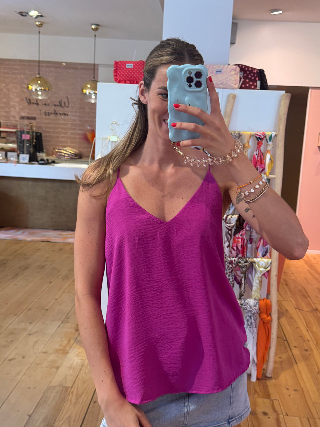 Top Kiki - magenta