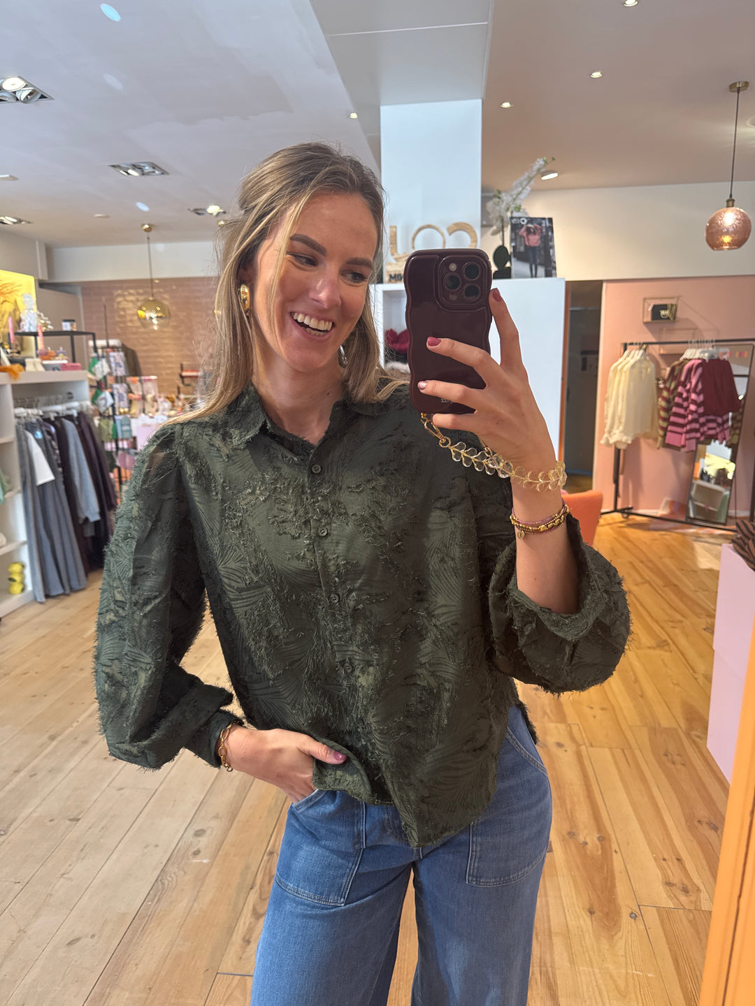 Moïse blouse - green