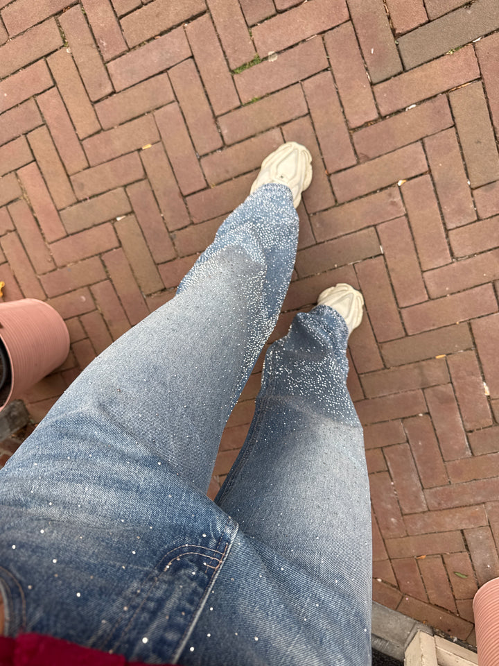 Sparkle jeans - blue