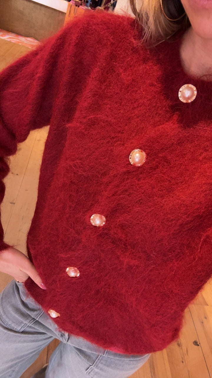 Vest Bloom - bordeaux