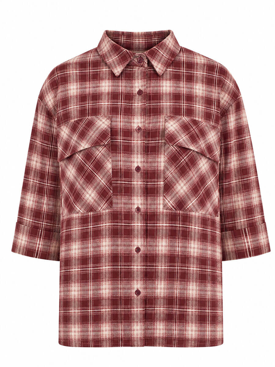 Blouse Mies - bordeaux