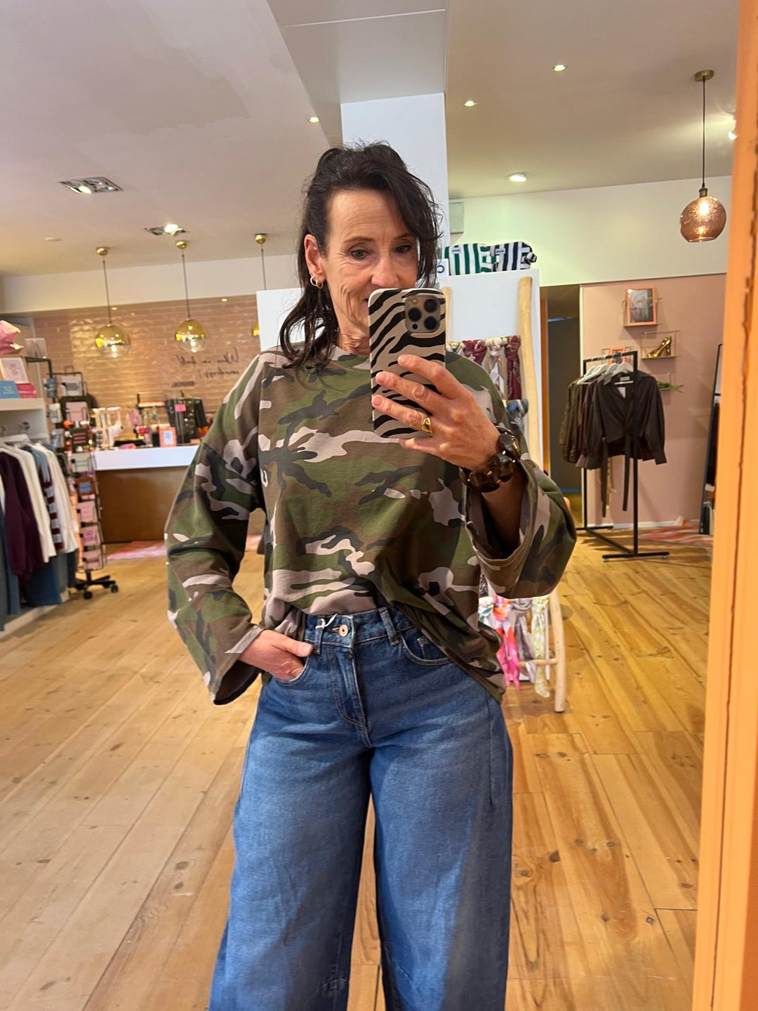 Army print longsleeve