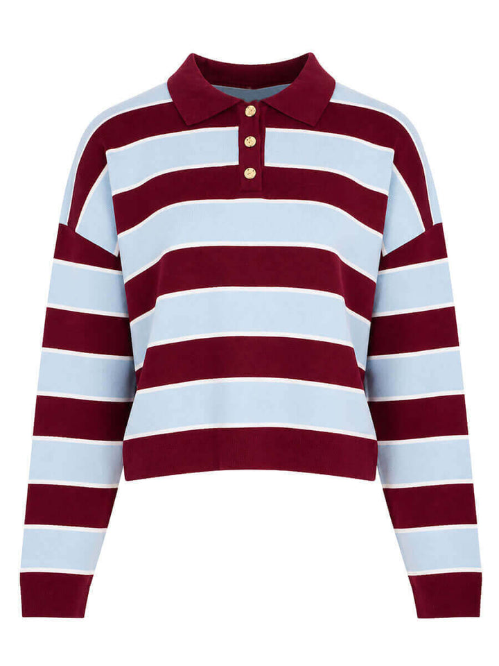 Sweater Moose - blauw rood