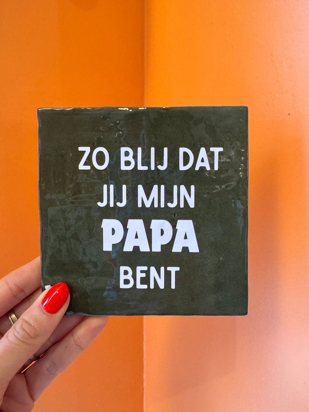 Tegeltje - papa