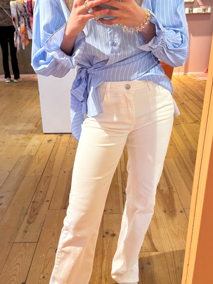 White jeans