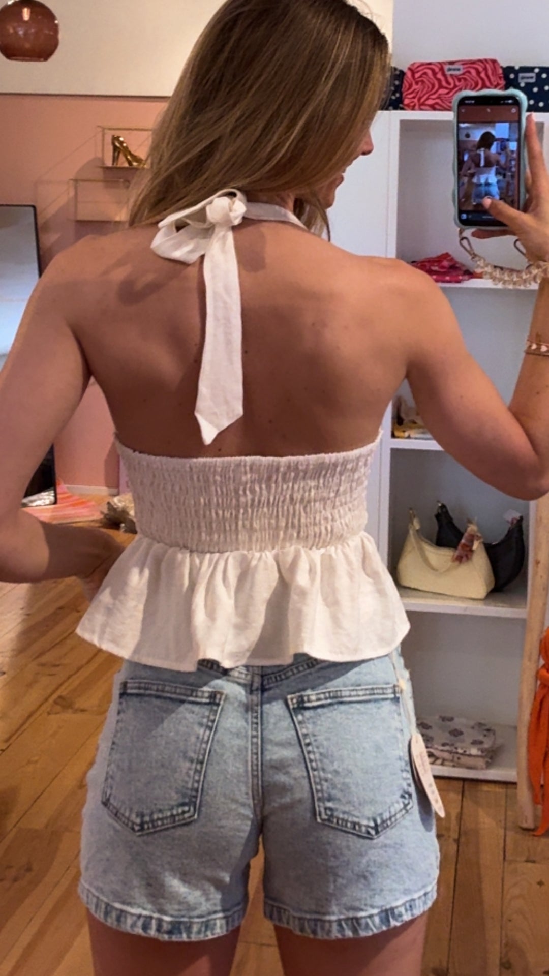 Top romy - white
