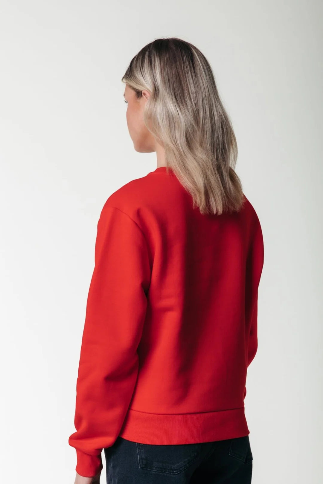 Red sweater logo